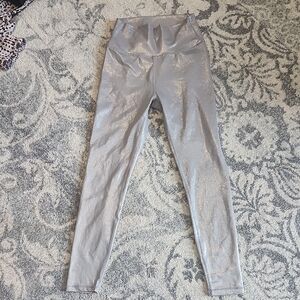 Shimmering Silver Leggings
